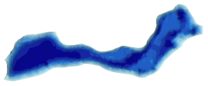 3D map of post-dredged lake